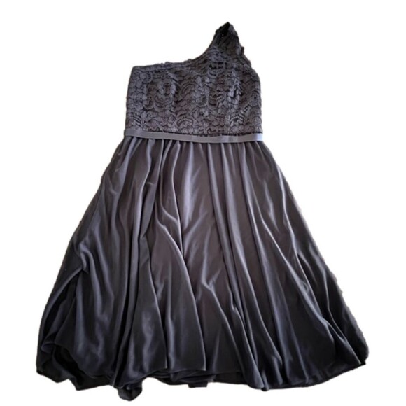 David’s Bridal One Shoulder Dress 8 - Picture 1 of 6